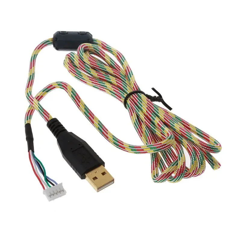 

DIY Universal Umbrella Rope Mouse Cables Soft Durable Mouse Line Replacement Mouse Wire