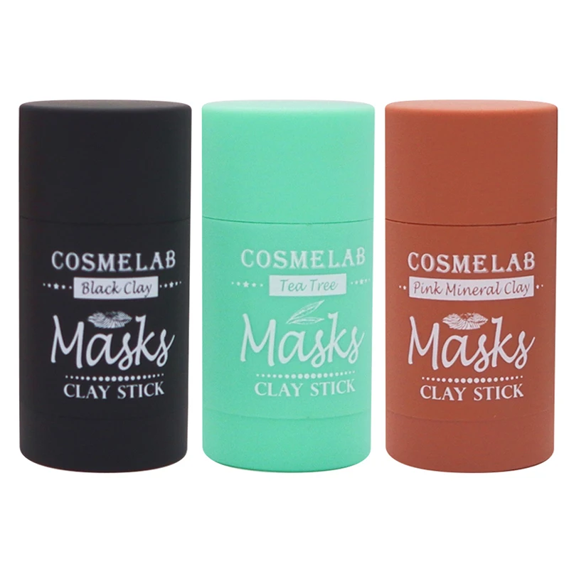 

Charcoal Green Tea Rose Cleansing Mask Purifying Clay Stick Mask Oil Control Skin Care Anti-Acne Remove Blackhead Mud Mask TSLM1