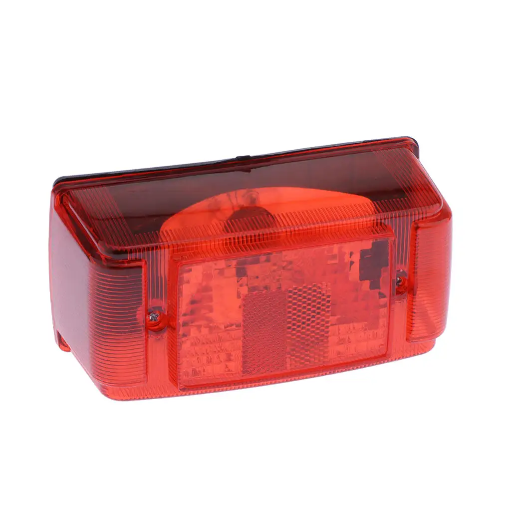 

Motorcycle Led Reflector Rear Tail Brake Stop Marker Light Universal Fit For Most Motorcycle Motorbikes 60x75mm