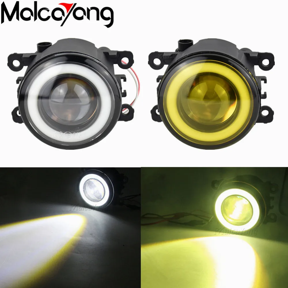 2 шт./пара Ангел глаз Противотуманные огни Светодиодный свет для Renault Logan салон