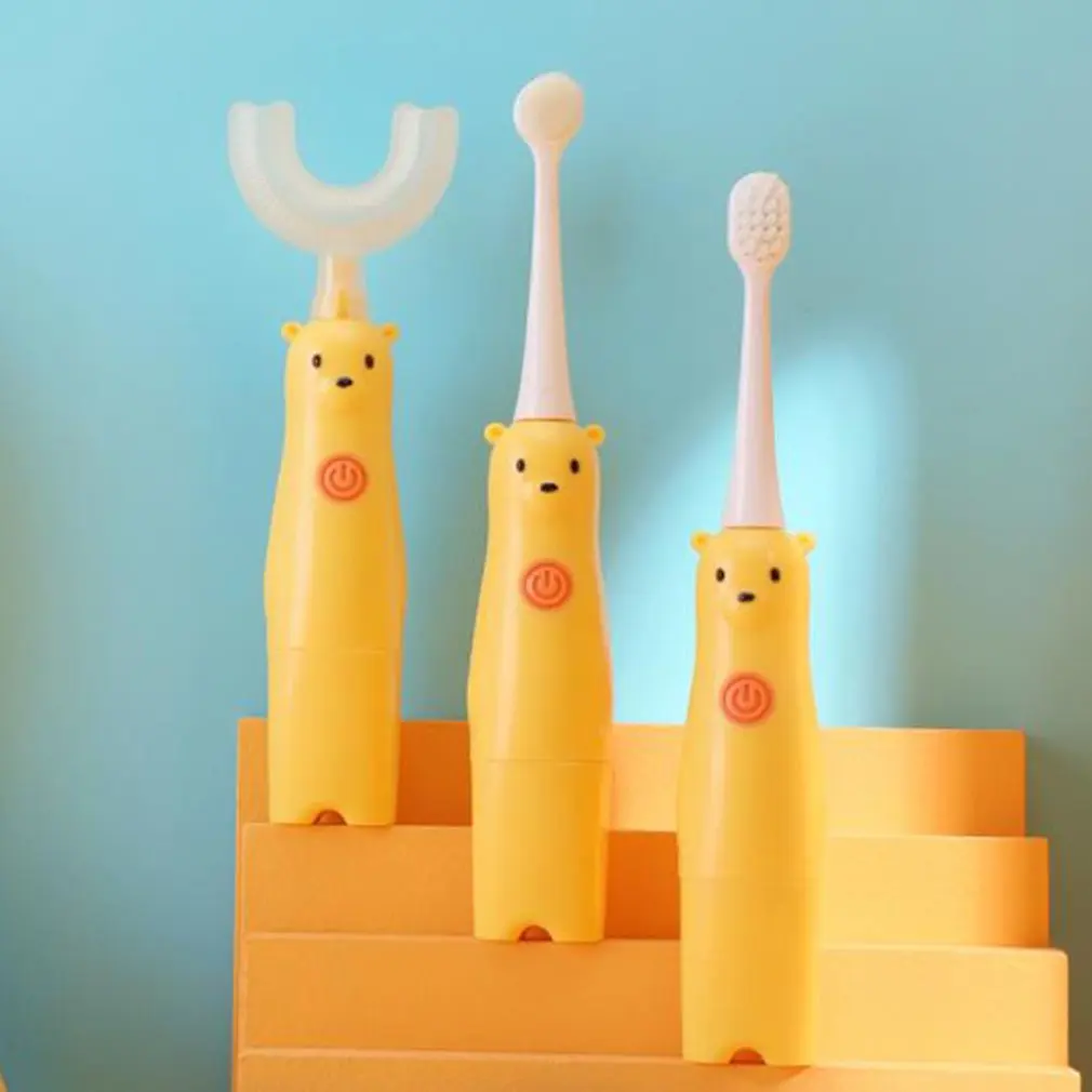 

Electric Children's Toothbrush Kids New Cartoon Soft Hair Oral Cleaning Machine Automatic Toothbrush