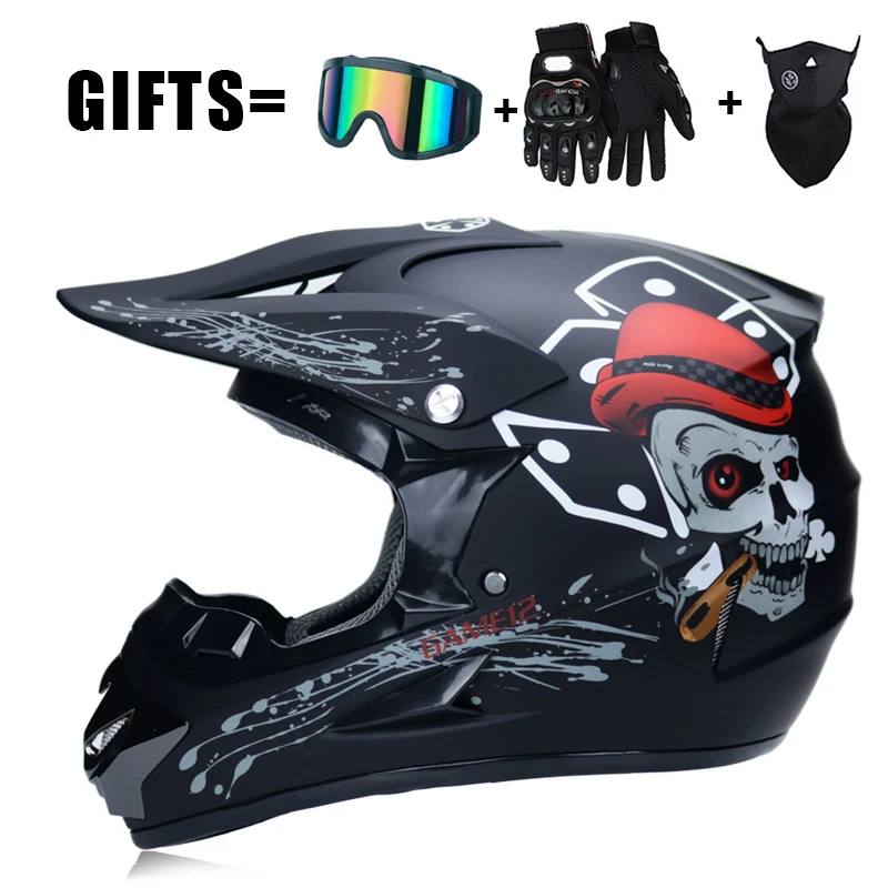 3 Подарки гоночный Внедорожный полный уход за кожей лица мотоцикла Мото Мотоцикл