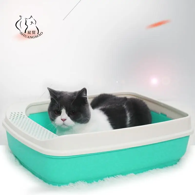 Горячая Распродажа миска для кошачьих туалетов поднос с защитой от брызг полу
