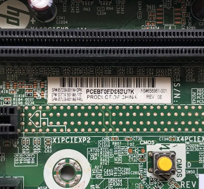 Высококачественная настольная материнская плата для 6300 6380Pro Q75 8300 SFF 657239-001 656961-001