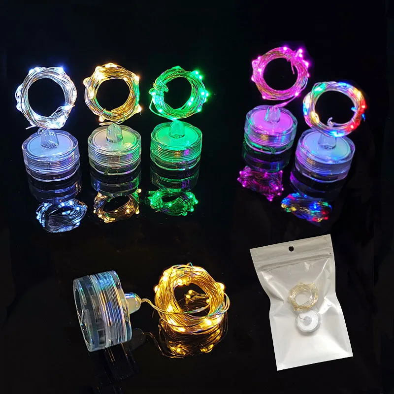 Водонепроницаемая гирлянда из медной проволоки декоративный шнурок с 20