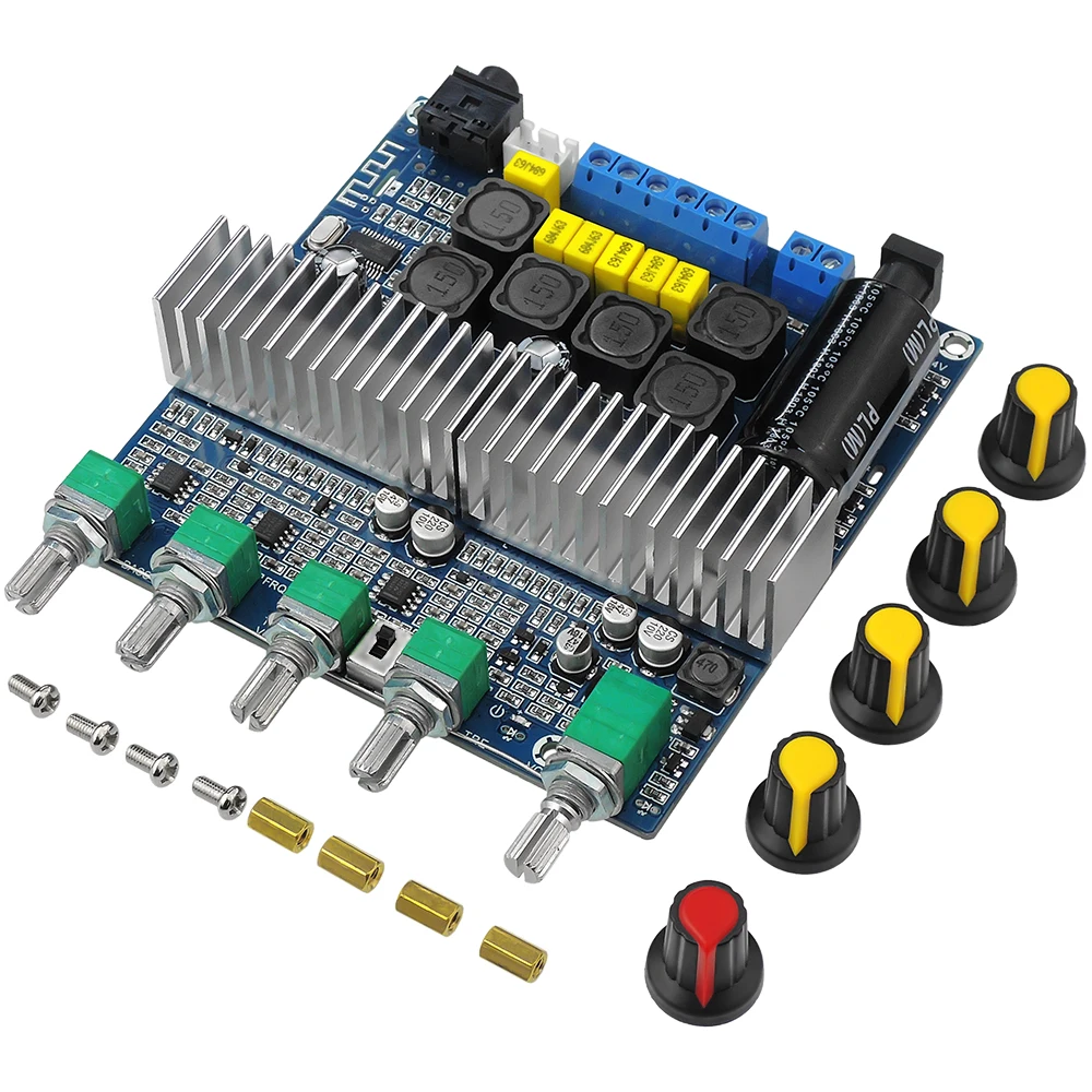 Bluetooth 4 2 TPA3116D2 цифровой 1 Аудио усилитель плата 100 Вт + 50 DC 12-24 В | Инструменты
