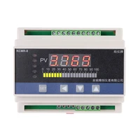 4 20ma dc input din type water liquid level pressure controller with 4 ways relay and dc24v voltage output liquid level meter