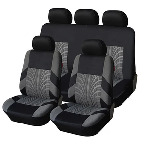 Embroidery Seat Car Covers Set Universal Fit Most Vehicles Covers With
Tire Track Styling Car Seat Protector Front Cushion Cover