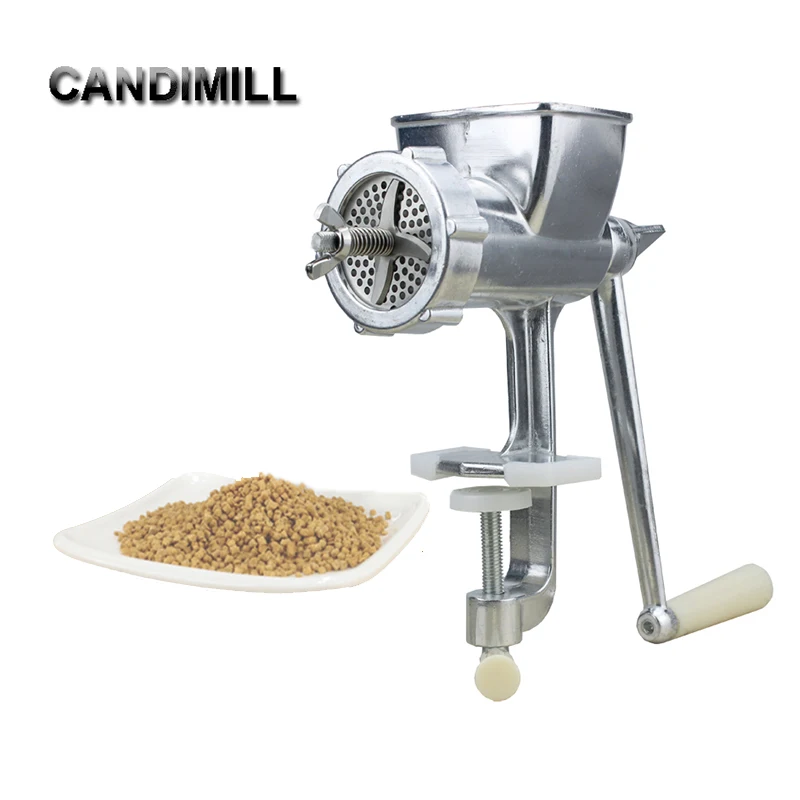 Cantinmill-máquina de procesamiento de alimentos Manual para mascotas, granulador de peces, loros y perros pequeños, para el hogar