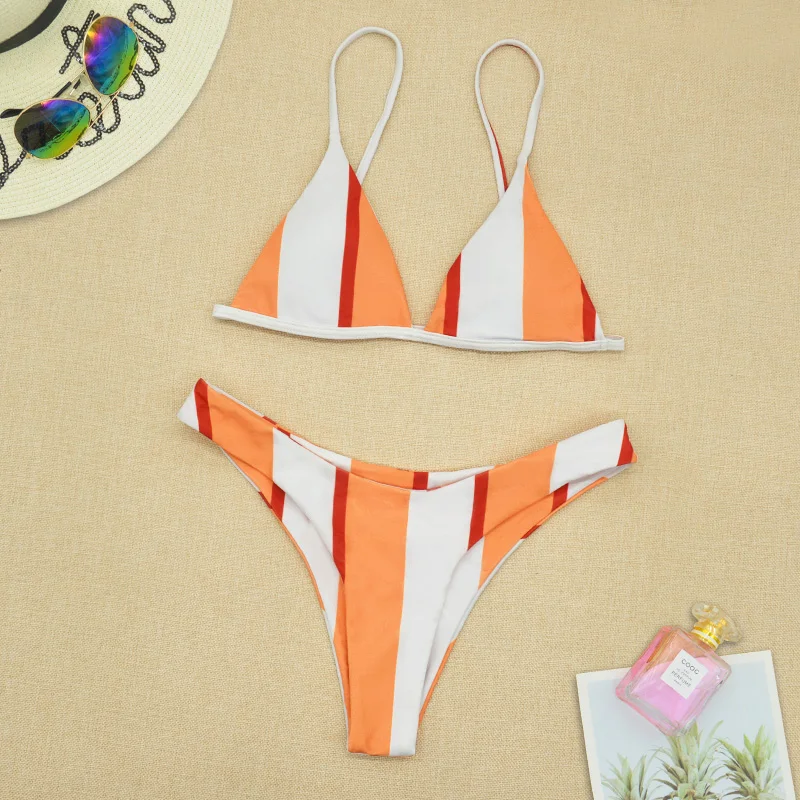 

Пуш-Ап купальник женский лоскутный Купальник для женщин купальный костюм с высокой талией комплект бикини спортивная одежда купальный кос...