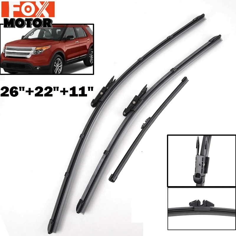 Щетка стеклоочистителя Misima для Ford Explorer 26 &quot22&quot 11 &quot2011 2012 2013 2014 2015 2016 2017 переднее