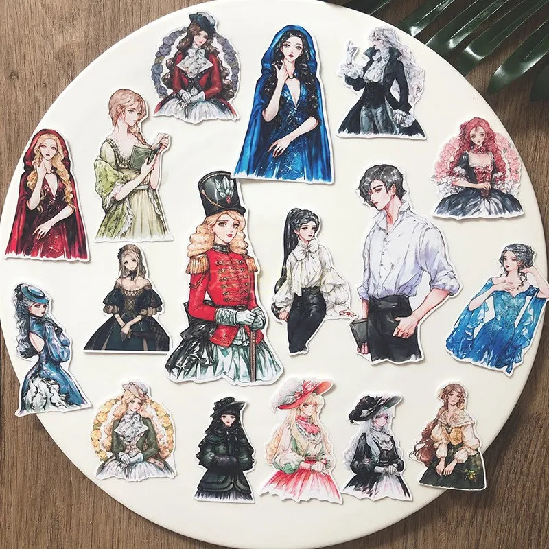 

17 шт./упаковка, декоративные наклейки для альбома