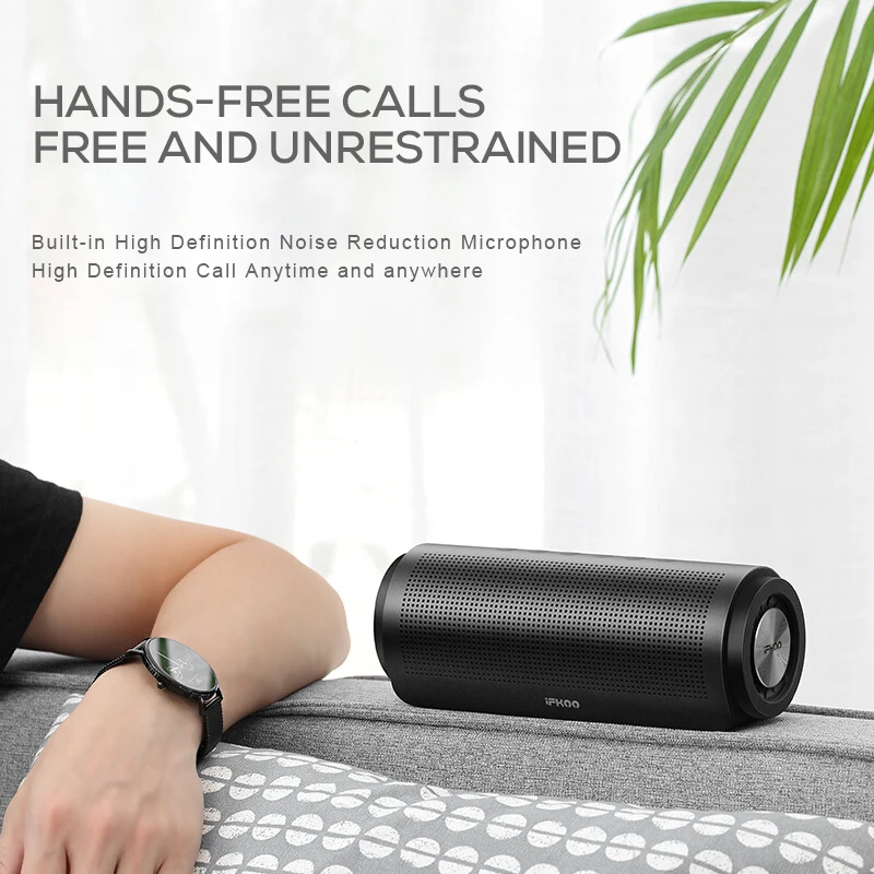 IFKOO S10 Mini APTX динамик 10 Вт * 2 портативный металлический мощный бас TF для автомобиля