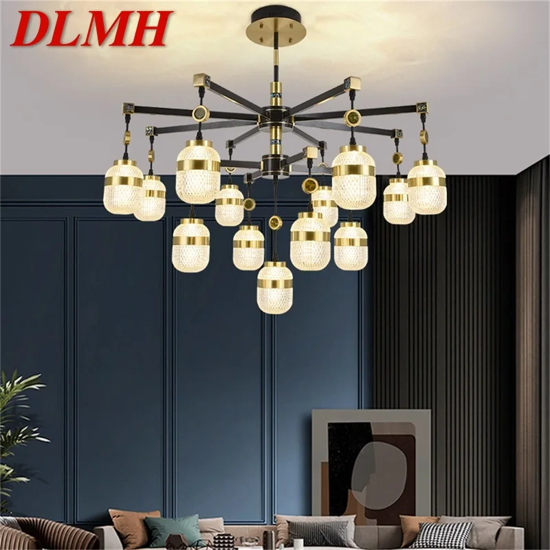

DLMH Brass Pendant Light Contemporary Luxury LED Branch Lamp Fixtures For Home Dining Living Room Decoration