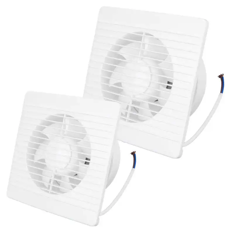 

Toilet Fan Wall Mounted Exhaust Fan 7 Blades Ventilation Fan with Check Valve for Kitchen Bathroom 220V