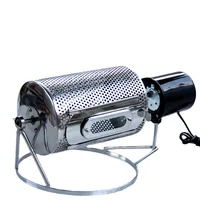 220V Household Small Coffee roaster electric stainless steel Multifunction Dried fruit roasted seeds and nuts machine