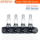 4 шт. Autel MX-Sensor 315 МГц + 433 МГц TPMS сканер инструмент для ремонта шин автомобильный аксессуар монитор давления шин MaxiTPMS программатор