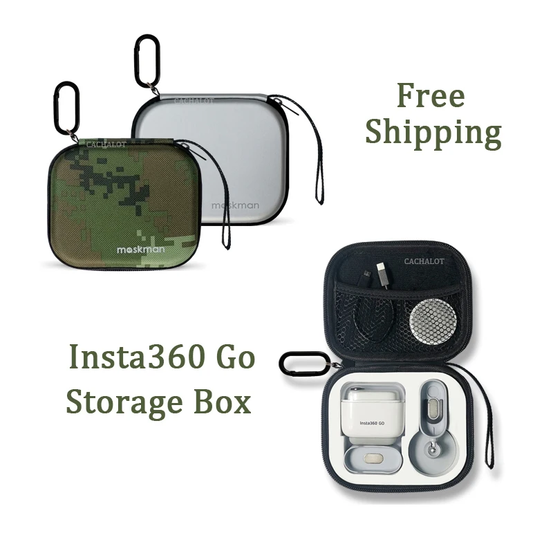 Водонепроницаемая сумка для хранения Insta360 Go переносной чехол портативная