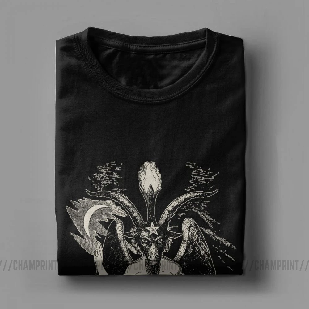 Женская футболка Sigil Of Baphomet Классическая с круглым вырезом и коротким рукавом 100%