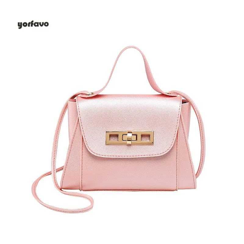 Модная Маленькая кожаная сумка через плечо для женщин и девочек летняя мини