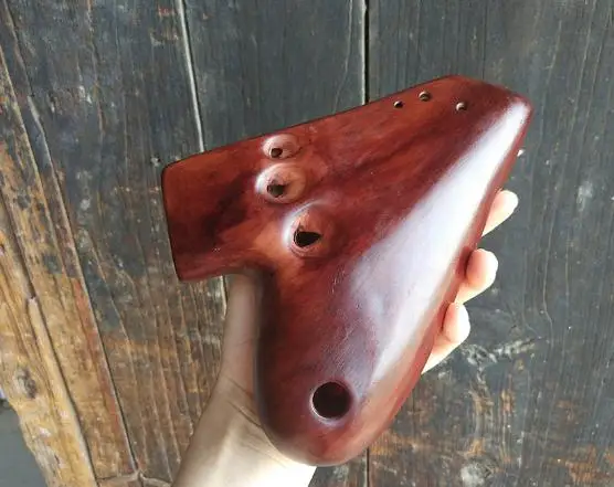Три трубки 3 AG ocarina дымчатое горение многокамерная канавка alto G музыкальный