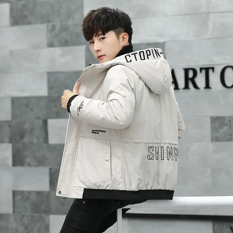 2020 men Ultra Light White Duck Down Jacket Winter Coat men Loose Windproof Down Coat Hooded Warm Down Parka men coat