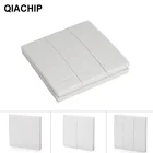 Беспроводной настенный пульт дистанционного управления QIACHIP 433 МГц 86 передатчик 1 2 3 кнопки радиоприемник для спальни потолочный светильник лампа