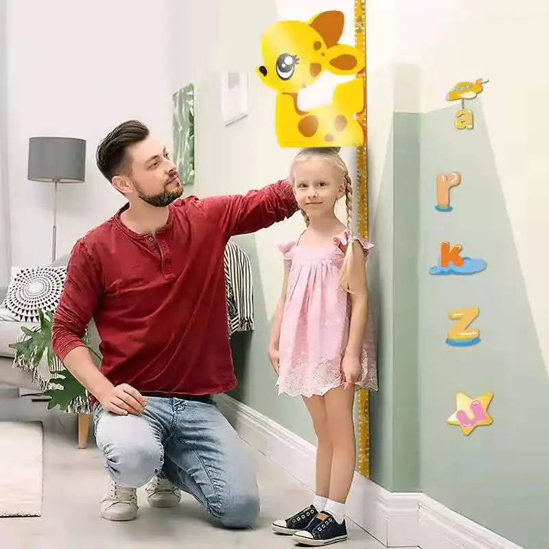 Настенные Стикеры измерительная линейка высоты магнитные адсорбционные