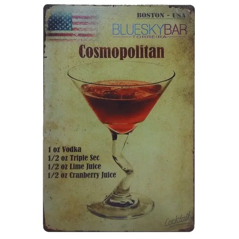

Vintage Retro Tin Sign Door Wall Decor Metal Bar Plaque Pub Poster Home Shop