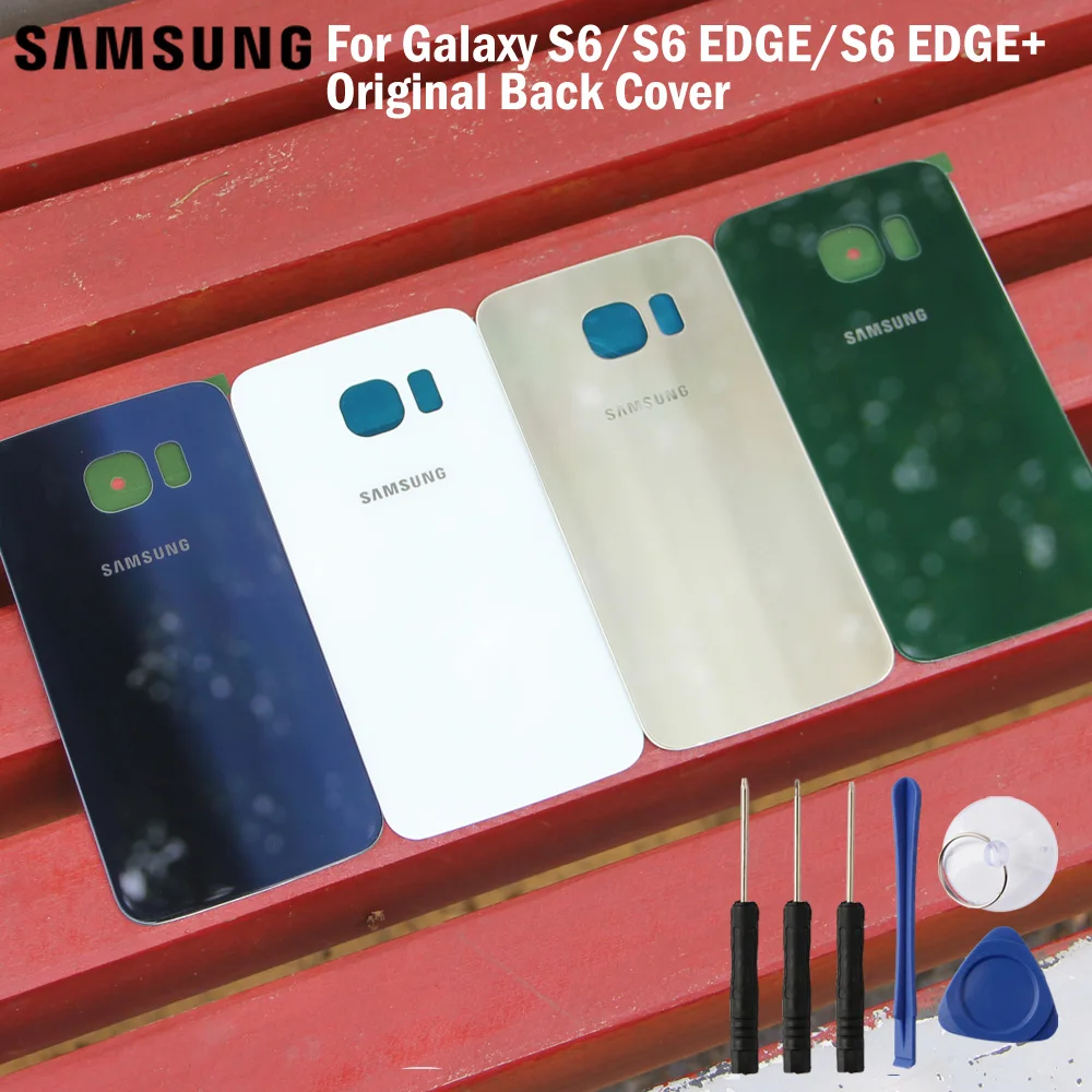 Samsung оригинальный корпус задняя крышка Чехлы для Galaxy S6 G9200 G920f G920 G920A Edge G9250 G925F G925FQ