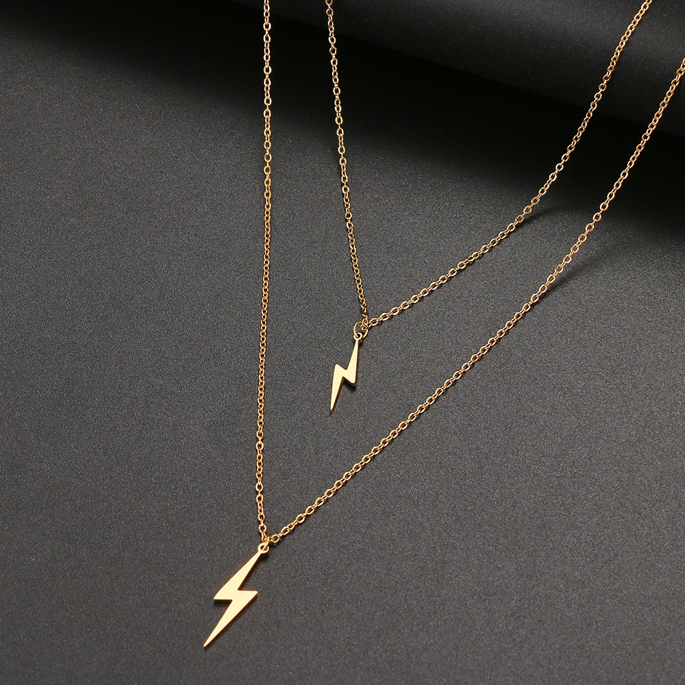 Нержавеющая сталь модное ожерелье подвеска с мультислойным Стиль цепочка