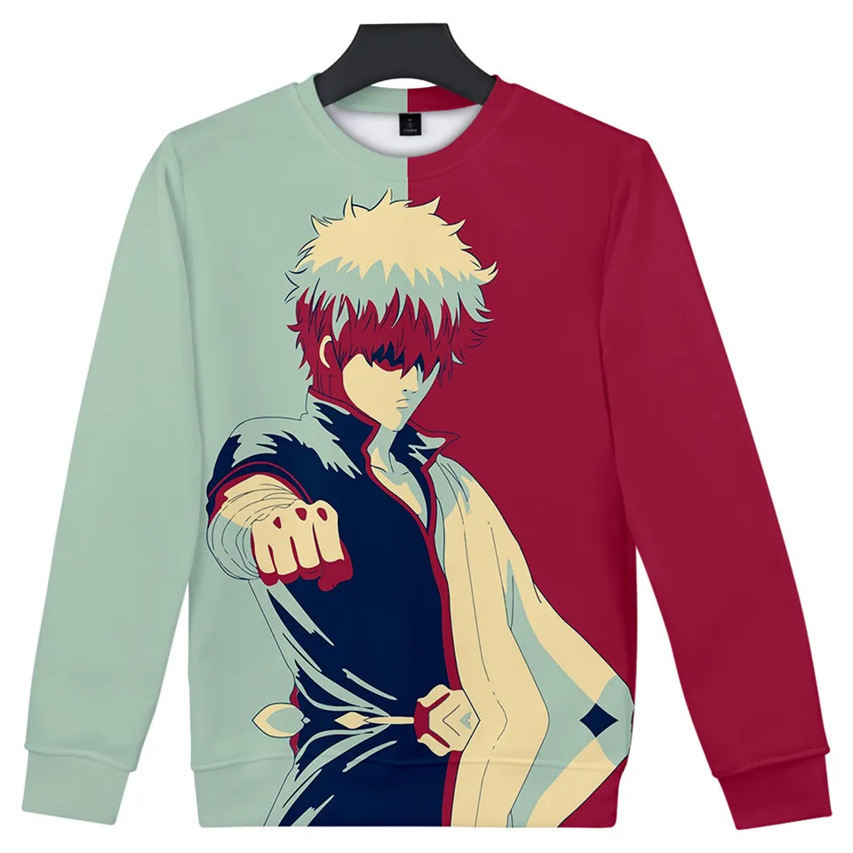Толстовки в стиле аниме Gintama искусственный костюм свитшот для Хэллоуина