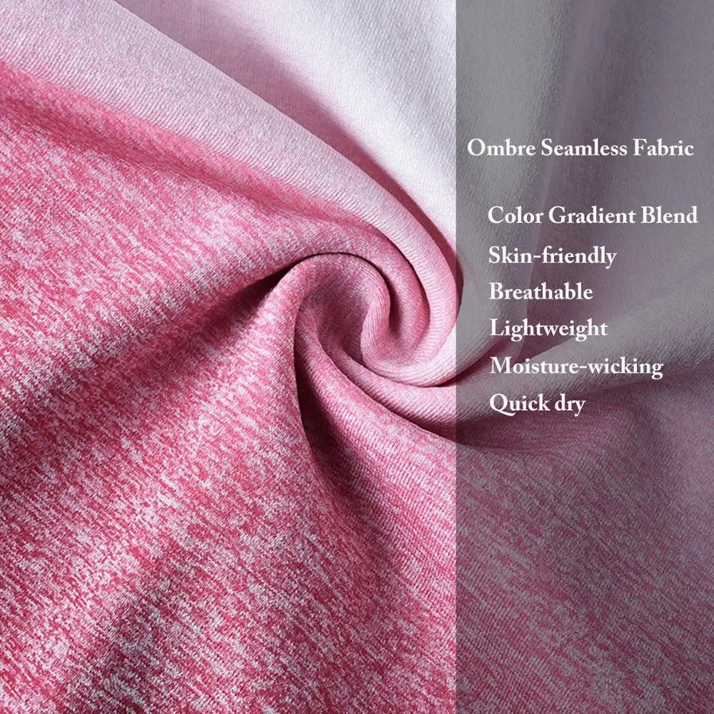 Женский укороченный топ Dtylean бесшовный с длинным рукавом для занятий йогой