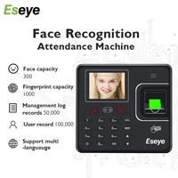 2 8inch tft lcd face recognition fingerprint attendance system employee office access control attendance machine wifi tcpip