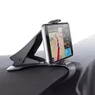 Автомобильный держатель для телефона с креплением на приборную панель, подставка для телефона 4-6,5 дюймов, черные мобильные GPS-зажимы для iPhone, Samsung, аксессуары