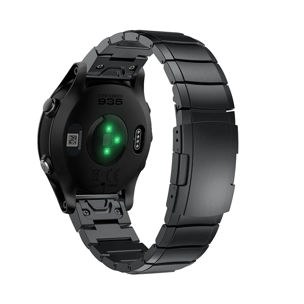26 22 мм ремешок для часов для Garmin Fenix 5X5 Plus 3 3HR часы Quick Release Нержавеющая Сталь Ссылка запястье для Forerunner 935/945