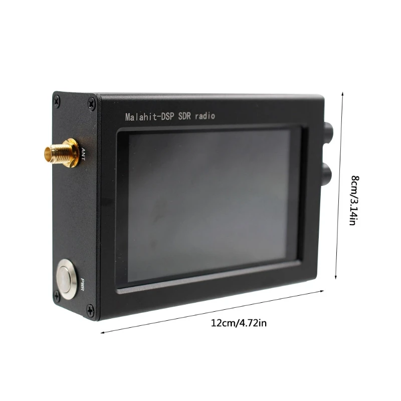 

2021 New 50KHz-250MHz ,400MHz-2GHz Malahit SDR Software Defined Radio Battery 2500mAH Long Time Playing IPS Touching Screen