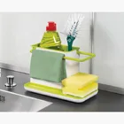 Многофункциональная пластиковая стойка для хранения в ванной, на кухне, инструмент для чистки губки, организации размещения дренажа