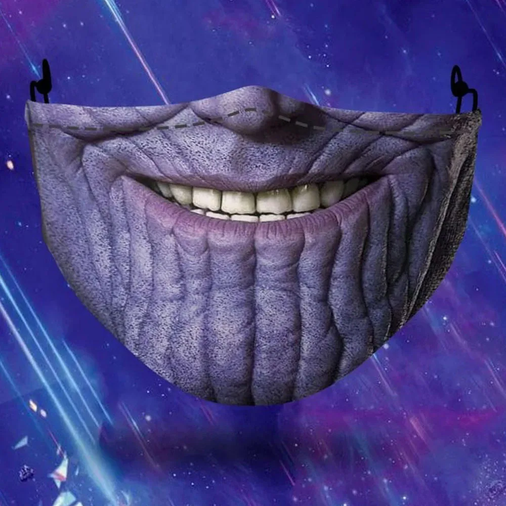 Лидер продаж забавные женские маски для взрослых Таноса Пылезащитная