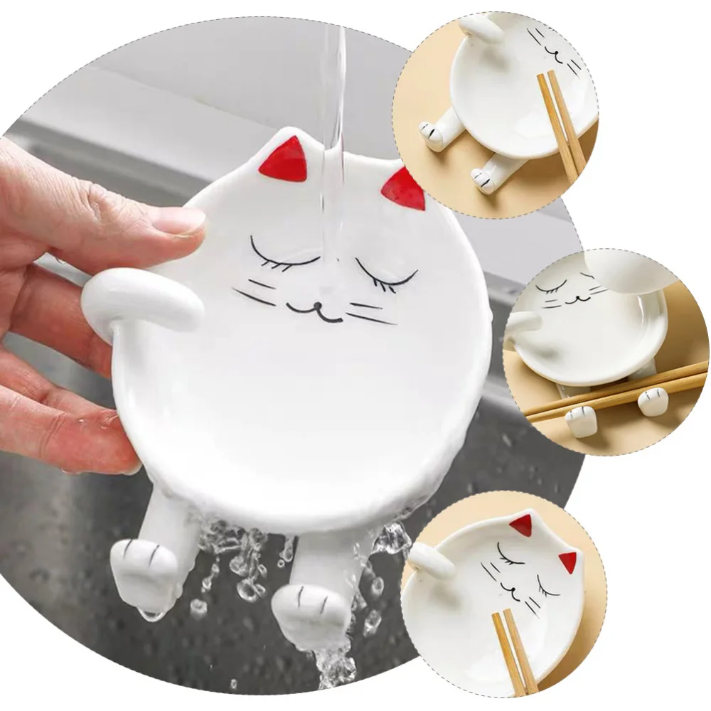 

Multi-functional Pot Cover Holder Adorable Spoon Stand Kitchen Chopsticks Rack