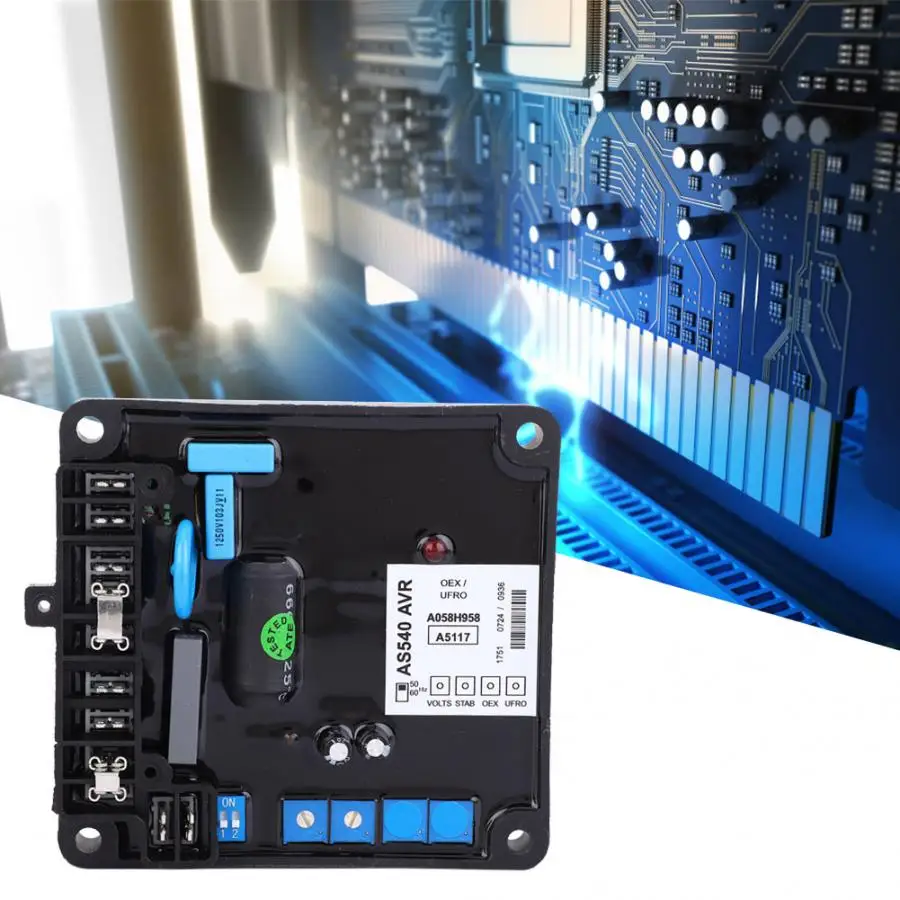 Автоматический регулятор напряжения AS540 AVR генератор стабилизатор мощности для