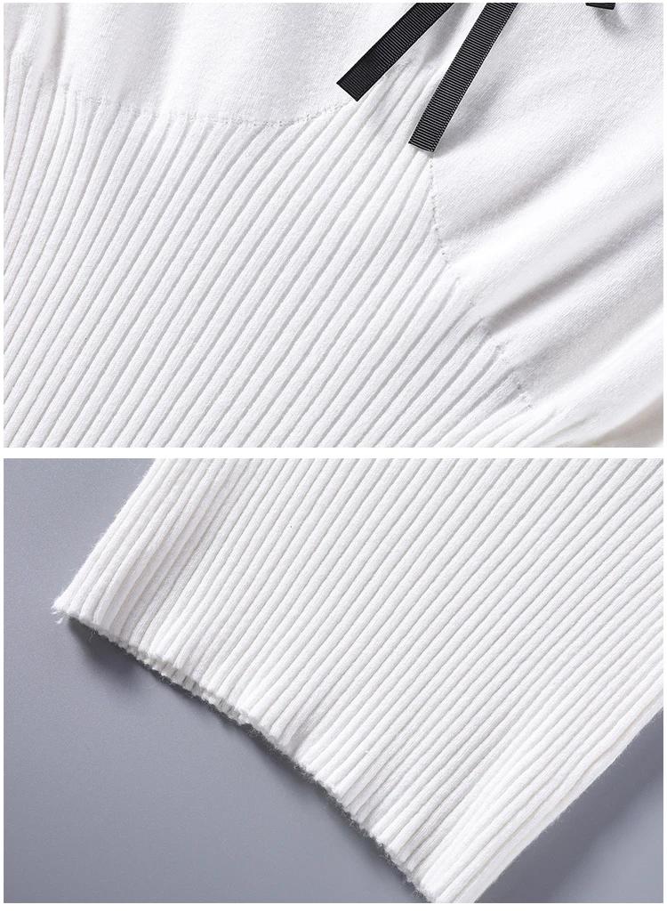 

Woman Sweaters Winter Clothes Women Sweaters For Women 2021 Autumn Long Sleeve White Knitted Sweater Women Pullover Sweater D673