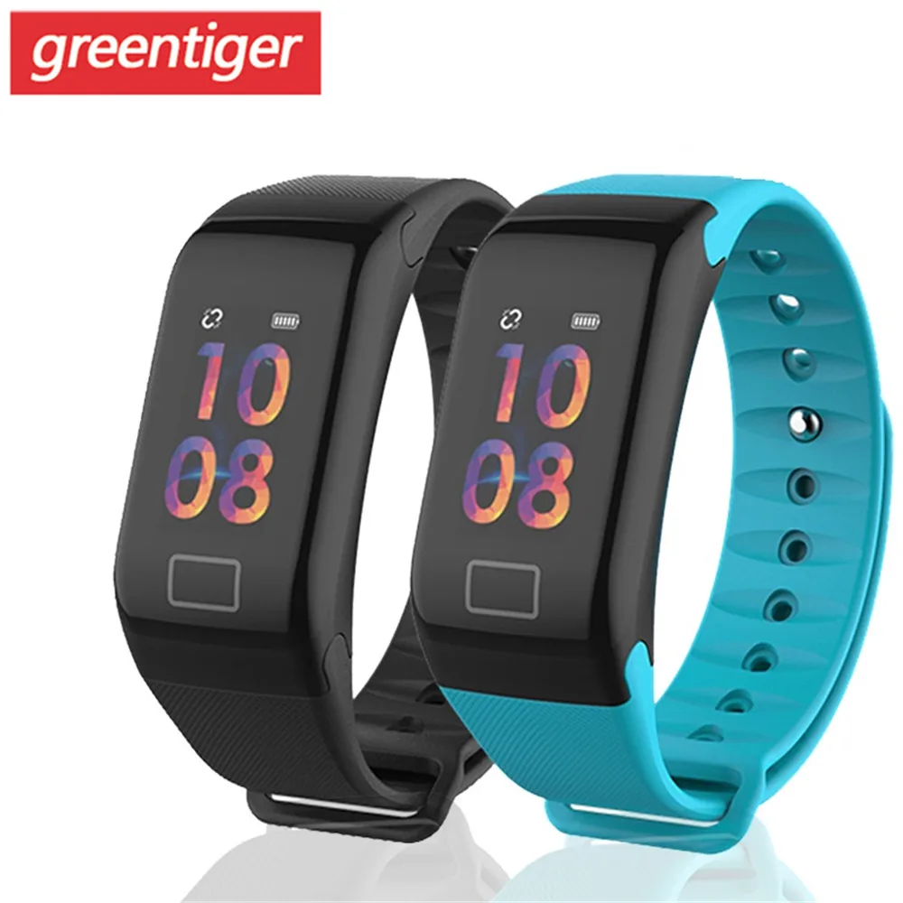 F1 Plus смарт браслет цветной экран Смарт IP67 водонепроницаемый спортивный фитнес