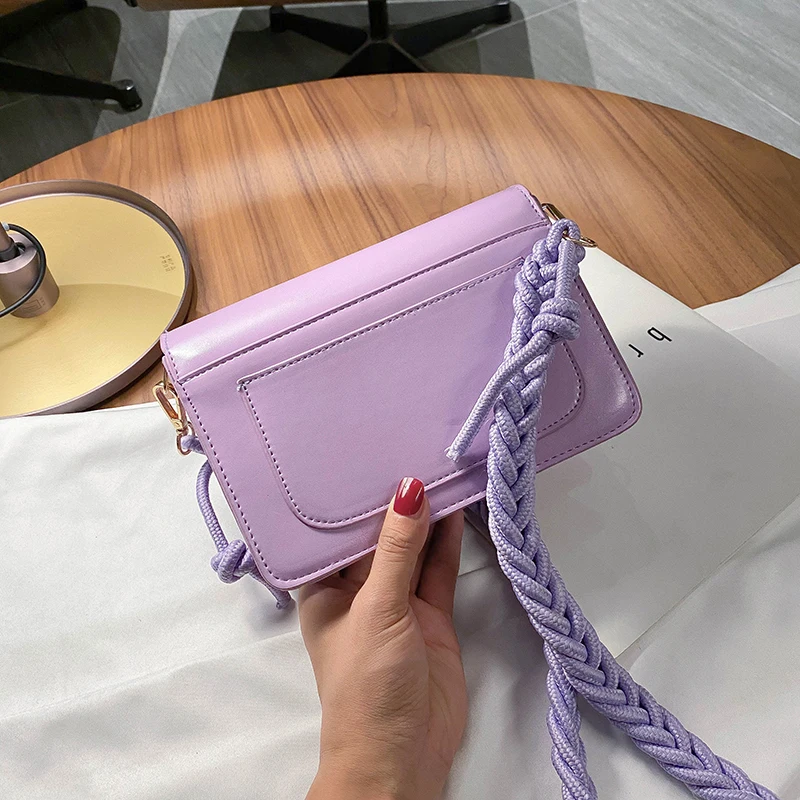 Однотонная сумка из искусственной кожи элегантные женские сумки через плечо для