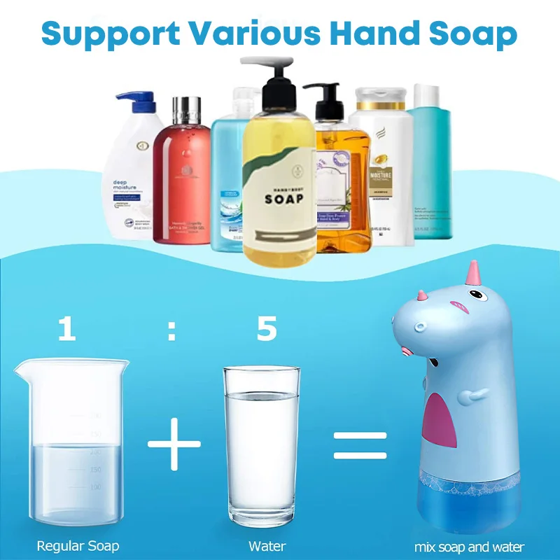 Бесконтактный автоматический диспенсер для мыла с инфракрасным датчиком 250