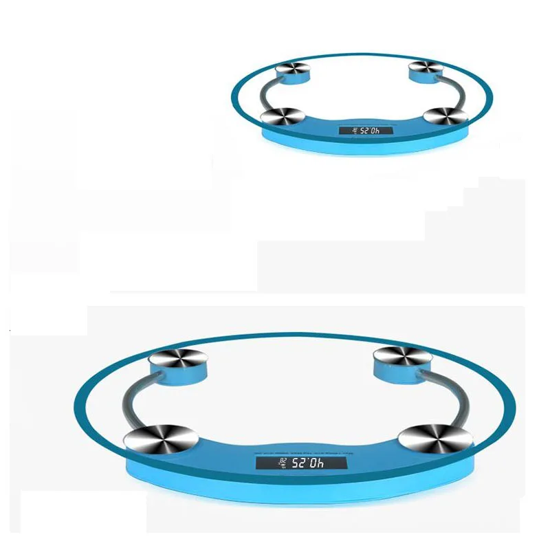 Новые круглые детские весы прозрачные стеклянные электронные медицинские