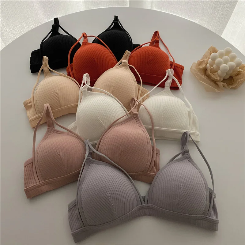 Жилет с резьбой для девушек удобное нижнее белье без оправы французская