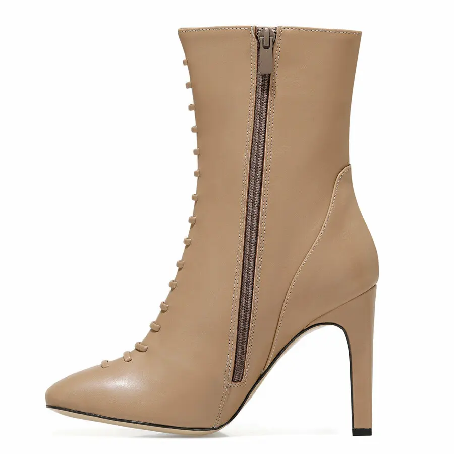 

Women Boots Nine West Mstero Beige Women'S Boots