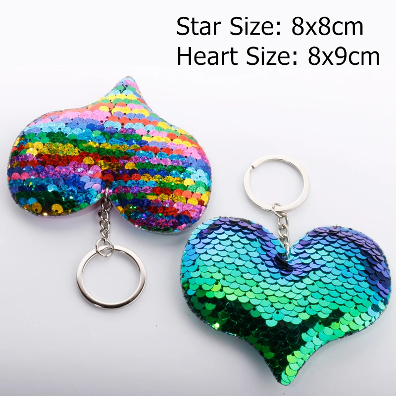 Брелок звезда с блестками подарок на день рождения свадебные сувениры подарки