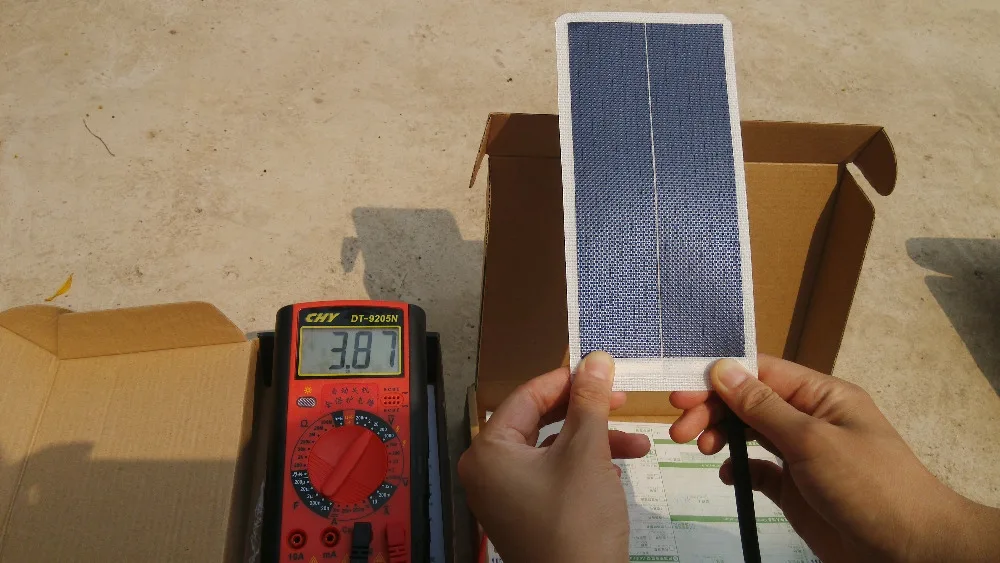 Профессиональная пользовательская DIY дешевая solar1W 3В 370MA панель перезаряжаемая